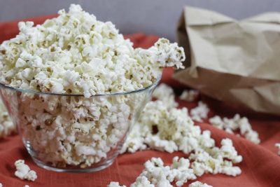 Popcorn in bowl