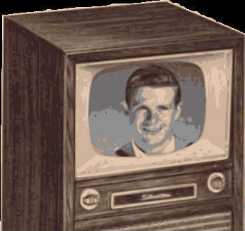 Old television set
